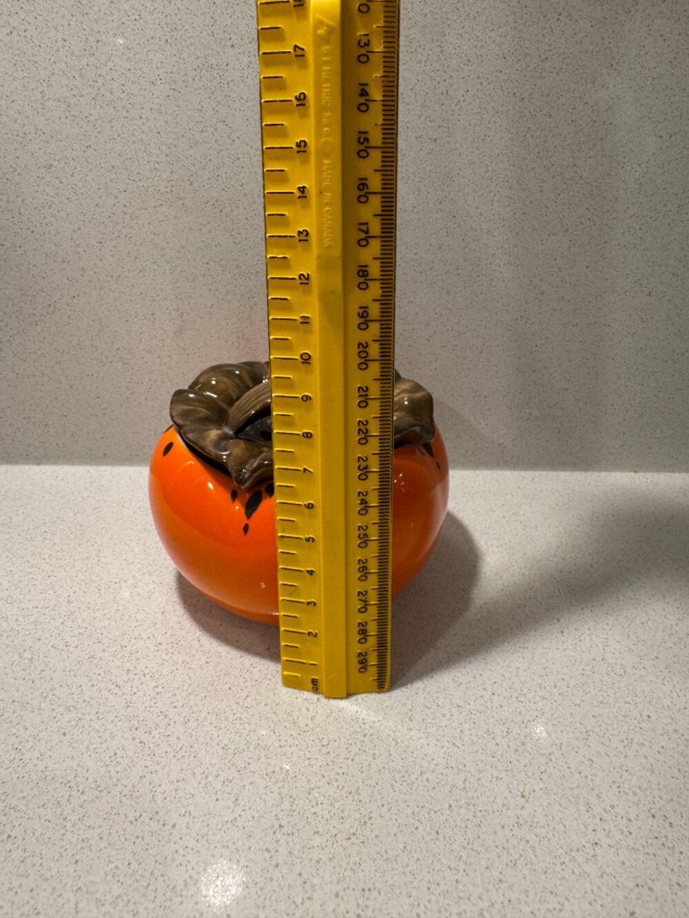 VINTAGE Persimmon Lid Pot Accessory Holder Japanese Tableware, Arita Pottery - Picture 9 of 10